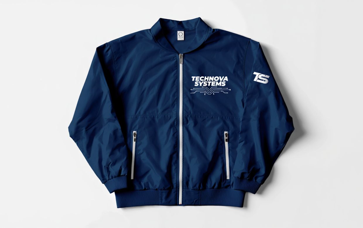 veste floquée professionnelle